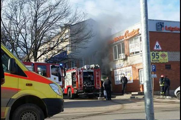 Пожар в здании «Клондайки», есть пострадавший