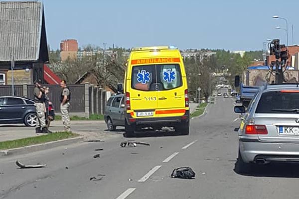 В Резекне легковушка протаранила «скорую» (ФОТО)