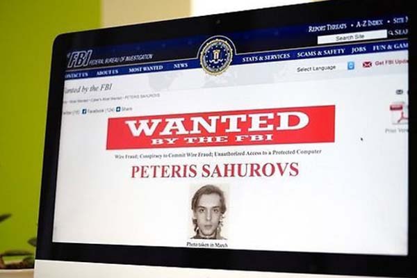 50 000 за хакера: ФБР все еще не поймало киберпреступника из Резекне