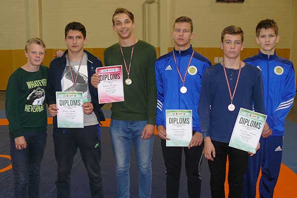 Резекненские атлеты показали высокие результаты на чемпионате Латвии по Греко-римской борьбе