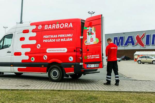 “Barbora.lv” с сегодняшнего дня предлагает заказ продуктов через интернет и в Латгале