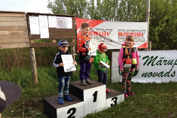 Первые старты мотогонщиков команды «Camk Latgale»