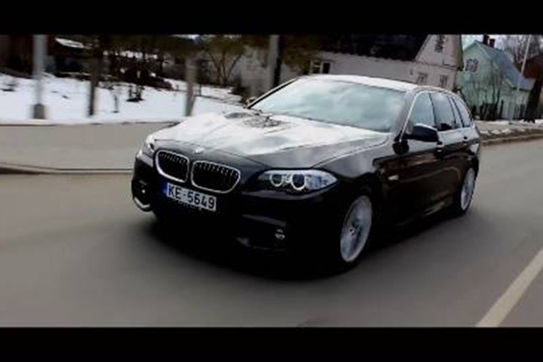 ВИДЕО: Автолюбители Латгалии – знакомьтесь, BMW F11 3.0D
