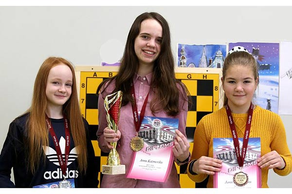 Анна Казмерик – чемпионка Латвии по шахматам