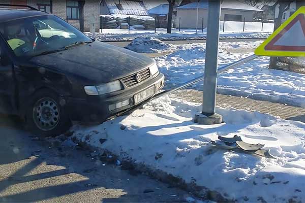 Видео очевидцев: авария на ровном месте